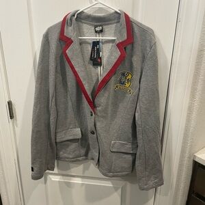 Beetlejuice blazer and plaid pleeted skirt Set NEW